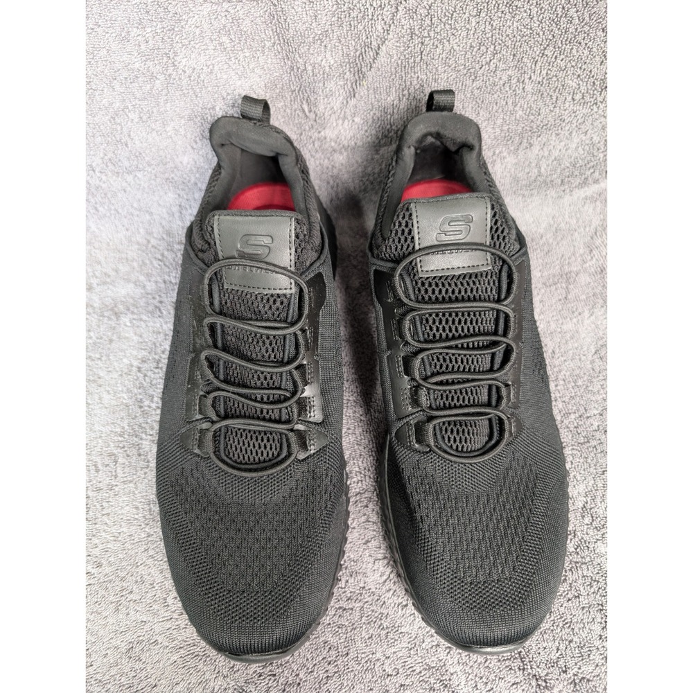 Skechers Work Relaxed Fit Cessnock Slip Resistant Shoes 77188 Black Mens 10.5
